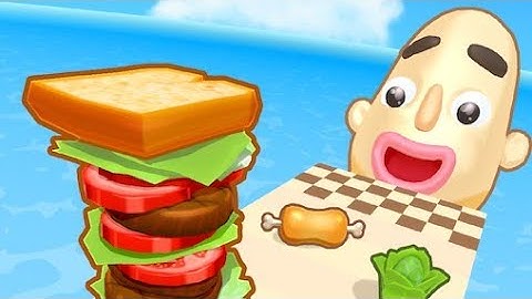 Sandwich Runner All Level Walkthrough iOS,Android Gameplay New Game Update Pro Gaming Mobile R1BX6UE