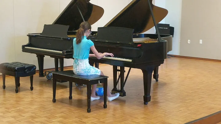 Allie Vasserman piano recital summer 2018