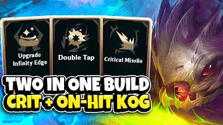 Double Tap Kog'Maw: Broken 2-In-1 On-Hit + Crit Build | ARAM Mayhem