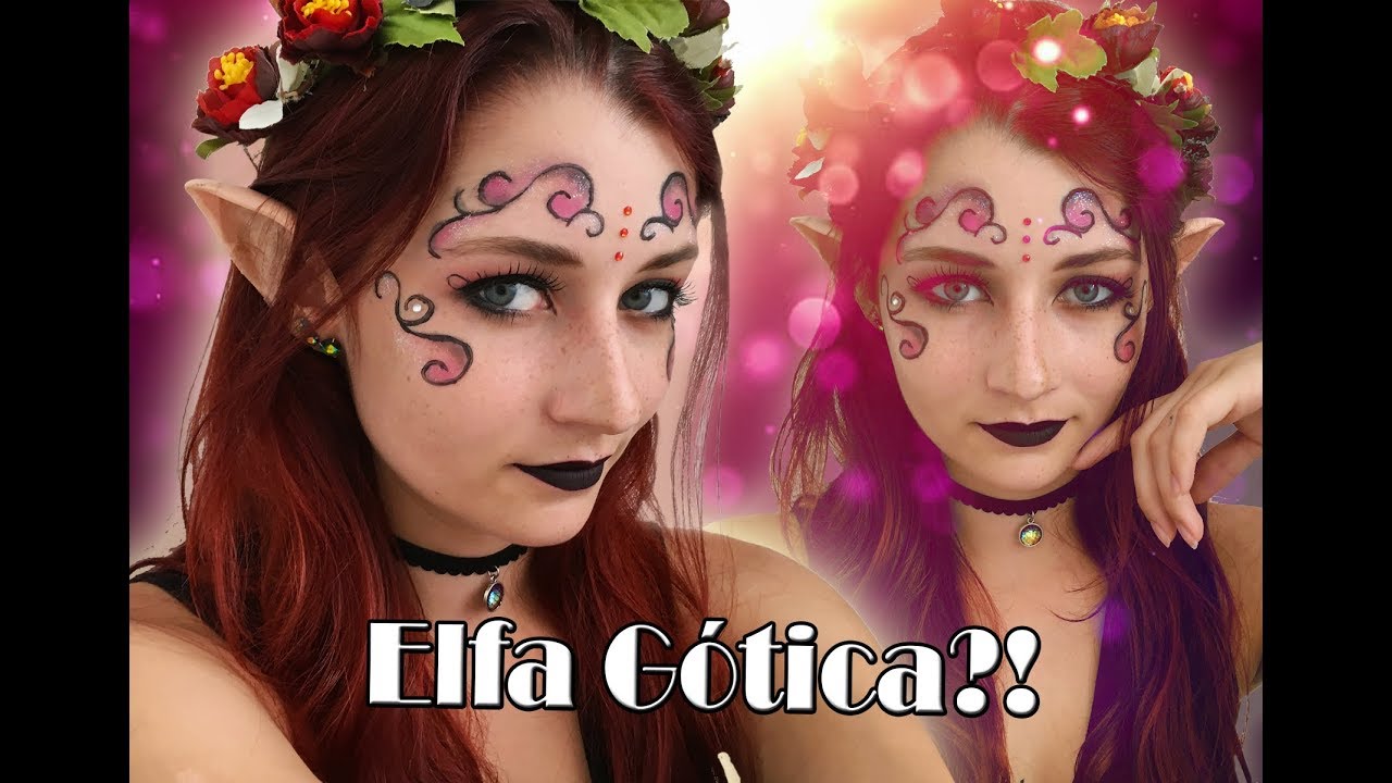 Maquiagem Elfa Gótica - Ideia de Carnaval