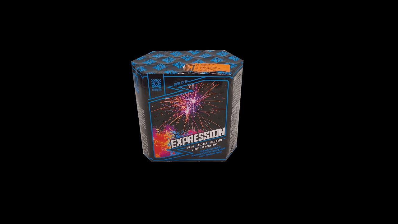 ARGENTO (Funke) Fireworks - EXPRESSION 13 Schuss Batterie (30mm)