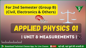 Applied Physics 1 || L 01 || 2nd Sem. || Group -B(Civil, Electronics ) || SBTE Bihar Polytechnic