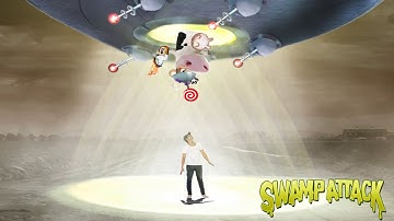 Swamp Attack Gameplay Mutant cow hypnotized