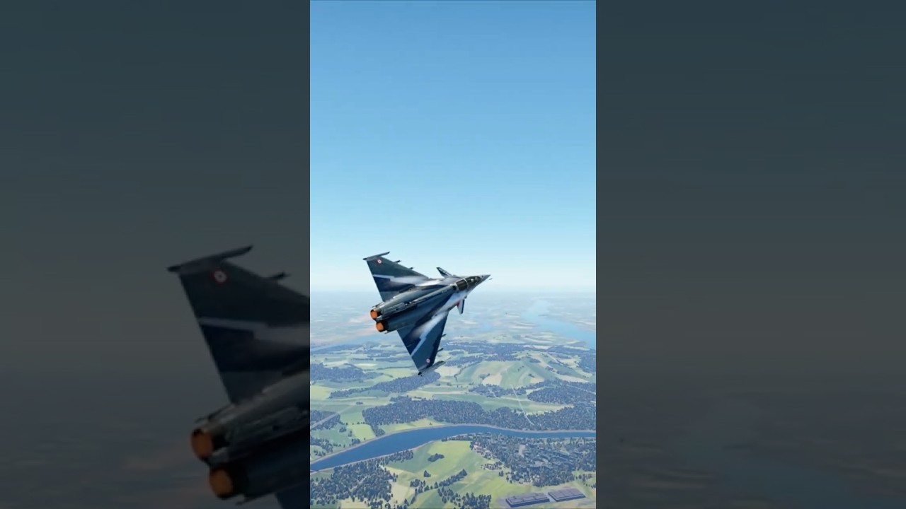 Rafale C F3 missile strike — enemy aircraft destroyed