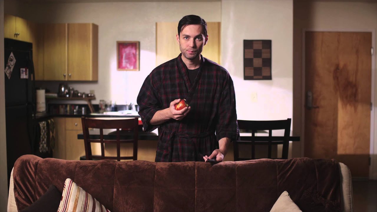 Chris Riedell Eats An Apple