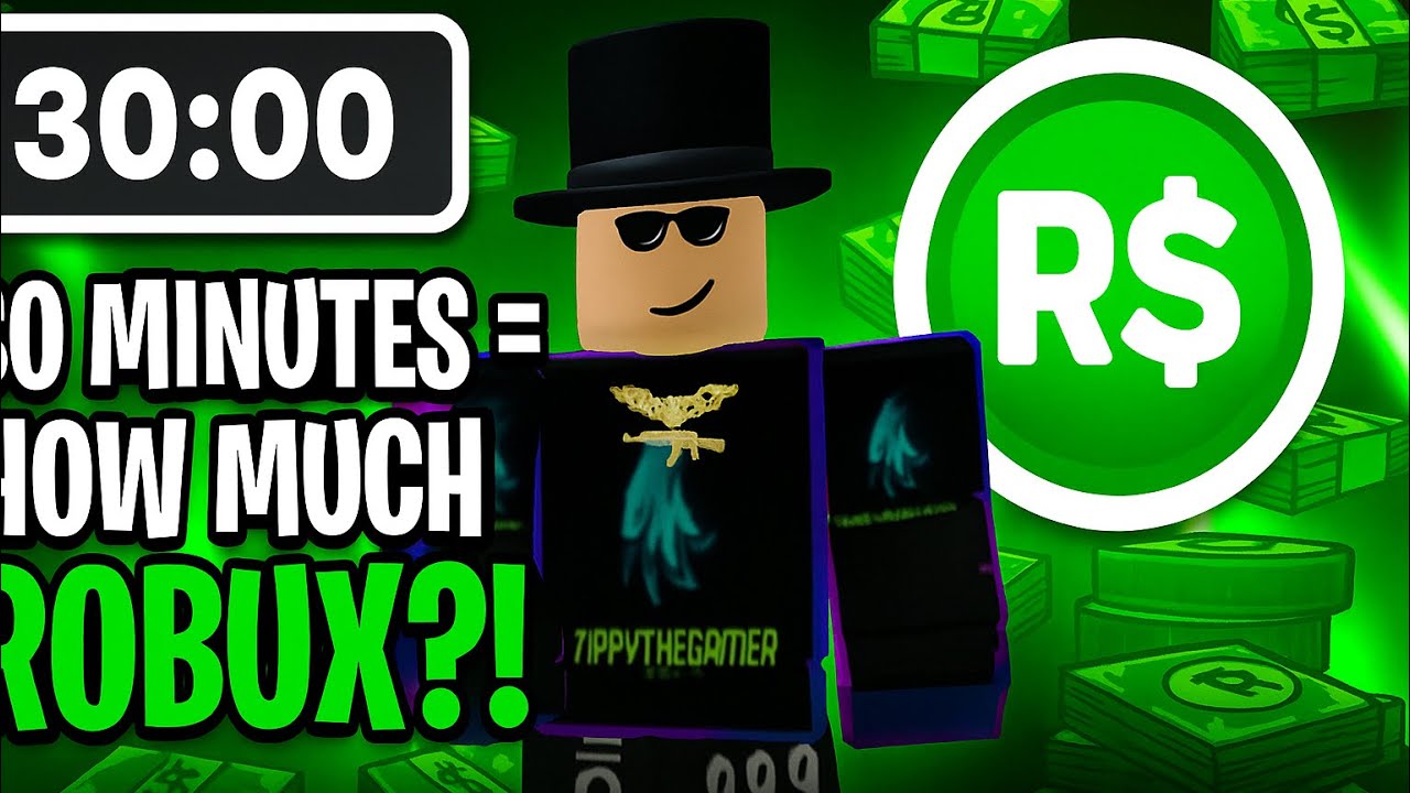 How much Robux can you make in 30 Min? - YouTube