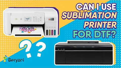 Can I use a sublimation printer for DTF transfers?