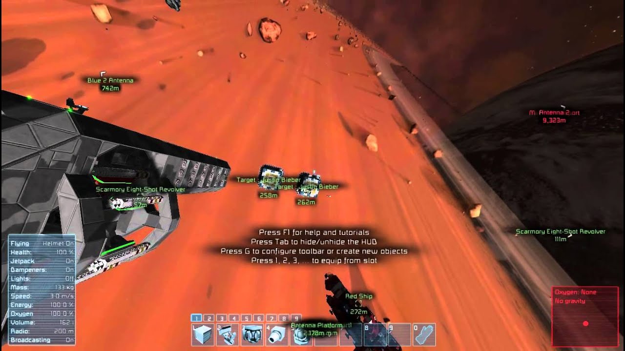 Space Engineers Railgun Revolver - YouTube