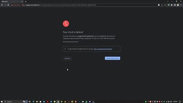 how to Fix Your Clock Is Ahead/Behind Error in Google Chrome ✔ [Quick Method]