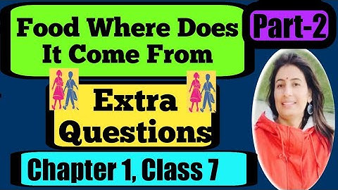 Class 6 Science | Chapter-1 | Food Where Does It Come From | MCQ Questions | #kavitaetutorials