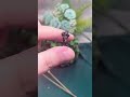 Hexagon Amethyst Engagement Ring | Black Gold Leaf Vine Promise Ring for Your Unforgettable Love