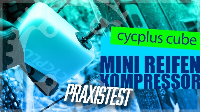 Winzige Elektro-Fahrradpumpe im Test: Kann die Cycplus Cube beim