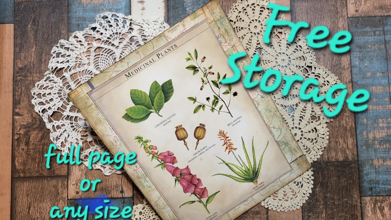 Cheap and easy full-page ephemera holder for free- #scraptember2025 -bookpage -packaging 