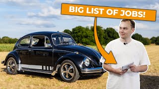 Replacing a Beetle Gear Box Coupling, Shift rod bush & Fixing Electrics! Lewis' Beetle Part 3