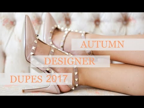 DESIGNER DUPE HAUL AUTUMN 2017 | Valentino, Louis Vuitton, Burberry - YouTube