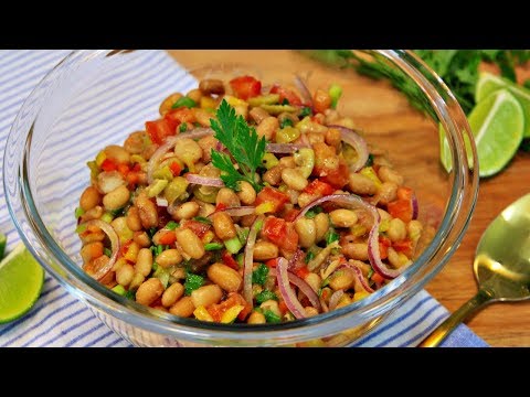 Vídeo: Receita De Salada De Feijão Enlatado