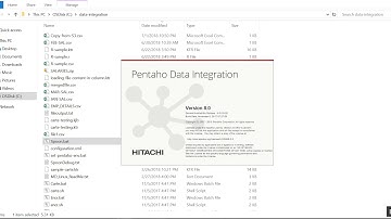 Basic settings in Pentaho