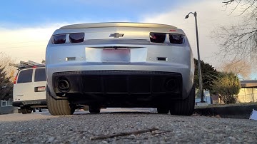 2013 SS muffler delete and resonator delete. THE POPS.