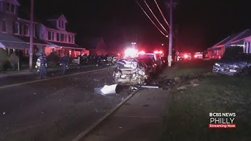 2 People Injured After High-Speed Chase Ends In Multi-Car Crash In Allentown