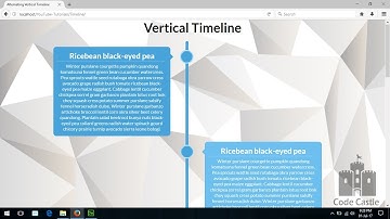 Alternating Vertical Timeline Using Css, Web Design Timeline Template, Make A Timeline