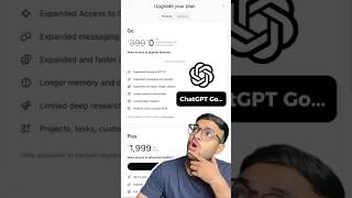 ChatGPT Go is released for free!!🚀🚀 #developers #codingforbeginners #chatgptgo #chatgpt5