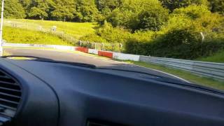 Прокатил жену по Нюрбургрингу 2016. My wife on Nuerburgring. Funny) BMW 325i 9.51 BTG