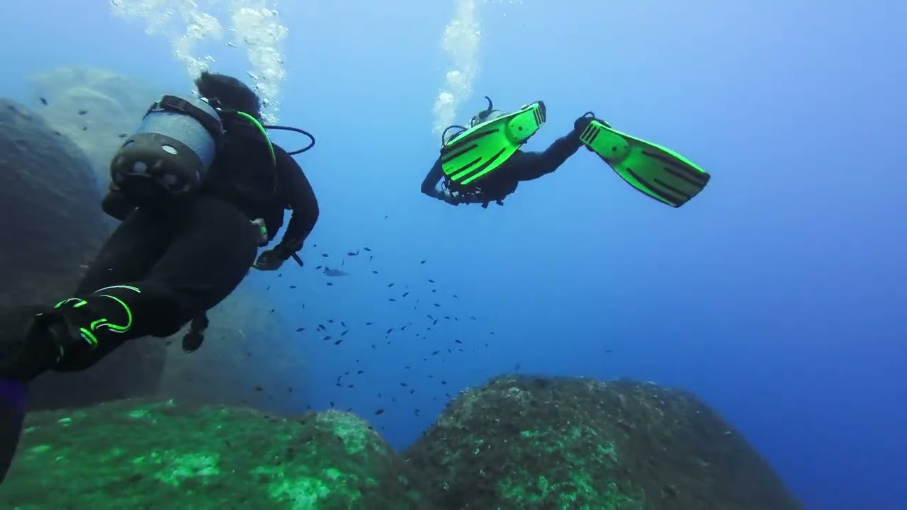 Dive at Blue hole, Gozo, Malta