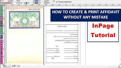How to make Affidavit hindi/urdu | How to make beyane halfi | How print Affidavit on stamp paper