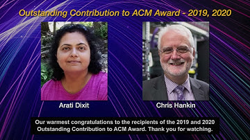 ACM Celebrates Recipients of the 2019 & 2020 Outstanding Contribution to ACM Award