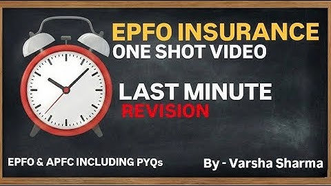EPFO Insurance One Shot 2025  | Life, General, Social Insurance + IRDAI + All Govt Schemes 