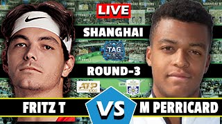 🔴LIVE: Fritz T vs M Perricard • Shanghai Masters Round3 #Fritz #Perricard #Shanghai#ATP #Tennis