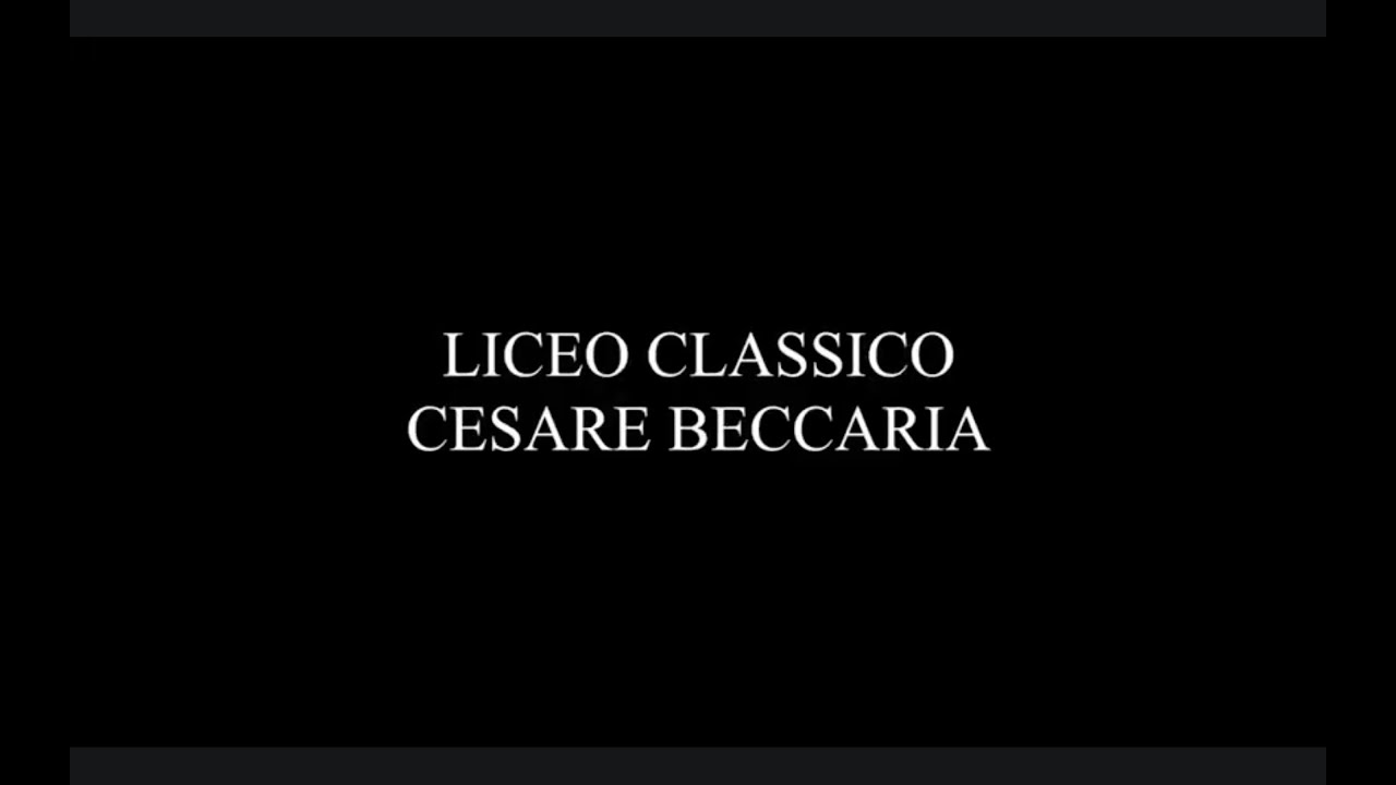 Trailer Liceo Classico Cesare Beccaria - YouTube