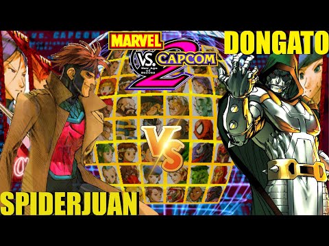 MvC2 Mvci Umvc3 SPIDERJUAN vs DONGATO (Fightcade) pt 5