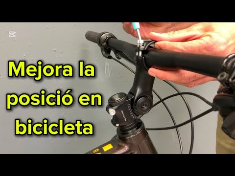 COMO CAMBIAR POTENCIA BICICLETA REGULABLE , MEJORA POSICION CICLISMO #bicicleta #mtb #ciclismo