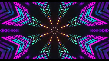 10 Hours Neon Tunnel Screensaver Windows Debian Laptop 4K UHD 60FPS VJ Visual