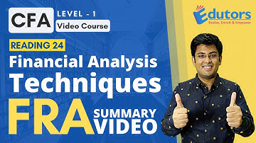 CFA Level 1 - Summary Video (2020) | Financial Analysis Techiniques | FRA | Hindi