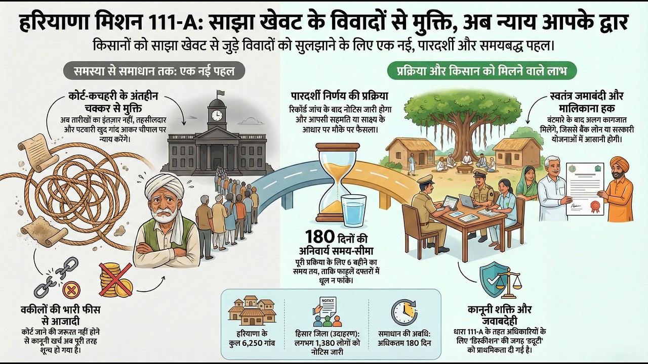 साझा खेवट से मिलेगी आजादी! सिर्फ 6 महीने में होगा निपटारा - नया कानून लागू
