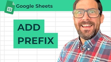 Een voorvoegsel toevoegen aan een kolom met namen in Google Sheets