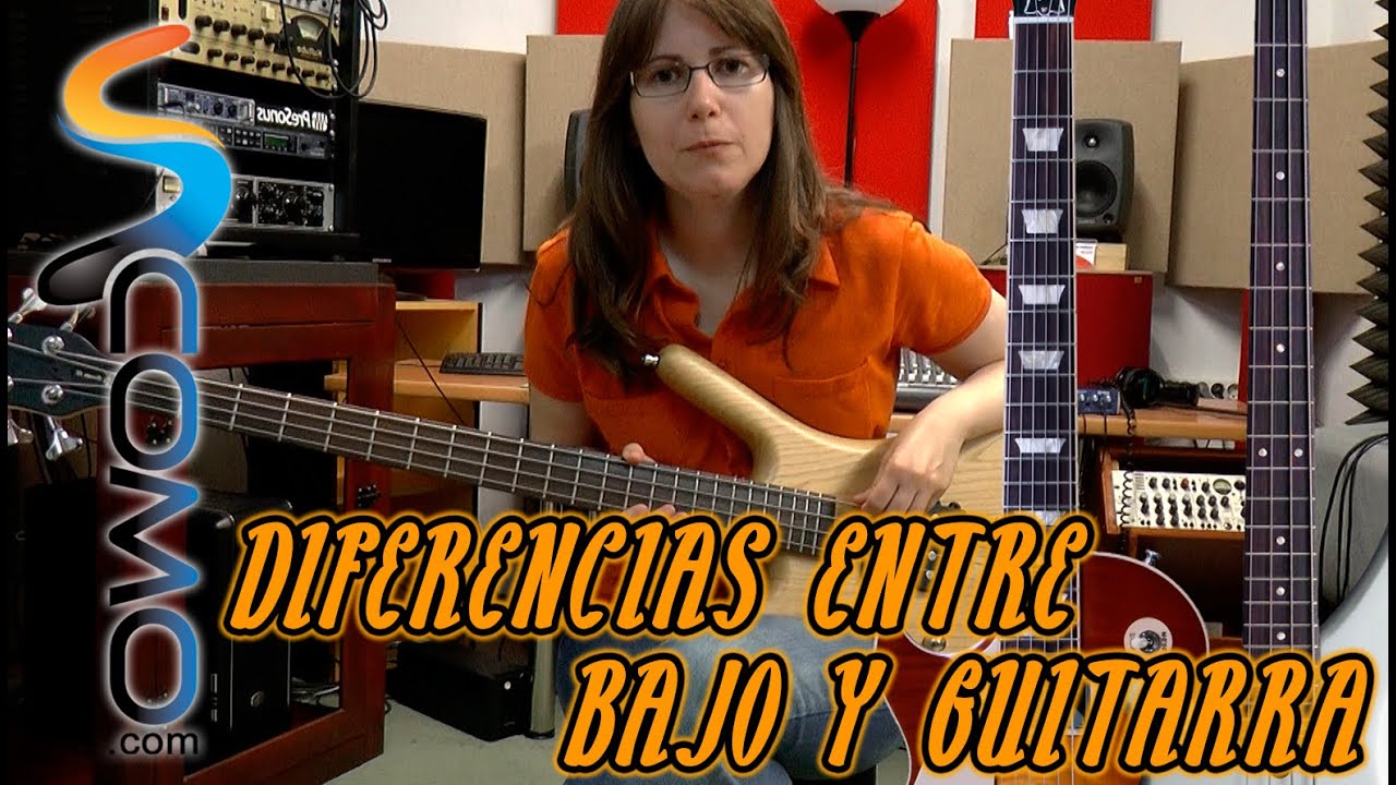 Diferencias entre un bajo y una guitarra - tutorial de bajo eléctrico -  YouTube
