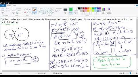 Class 9 Area & Perimeter of Plane Figures Ex 20D