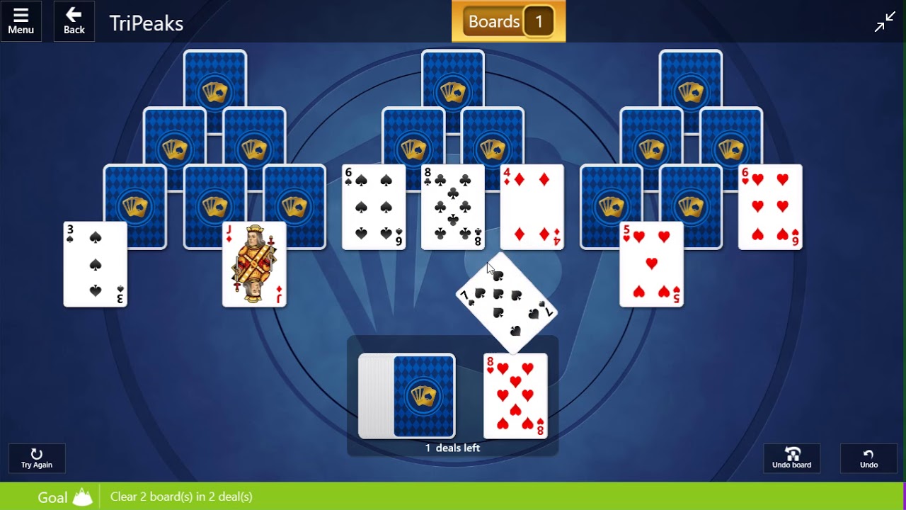 Microsoft Solitaire Collection January 27, 2018 Event Challenge #21