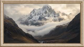 Majestic Snowy Mountains & Misty Valley 4K TV Screen Saver | Epic Alpine Landscape Art News