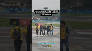 empresário da farmacêutica João adibe chegando aeroporto Joinville jato learjet 75 pt-dyb teve foto