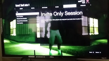 Making an invite only session on GTA V