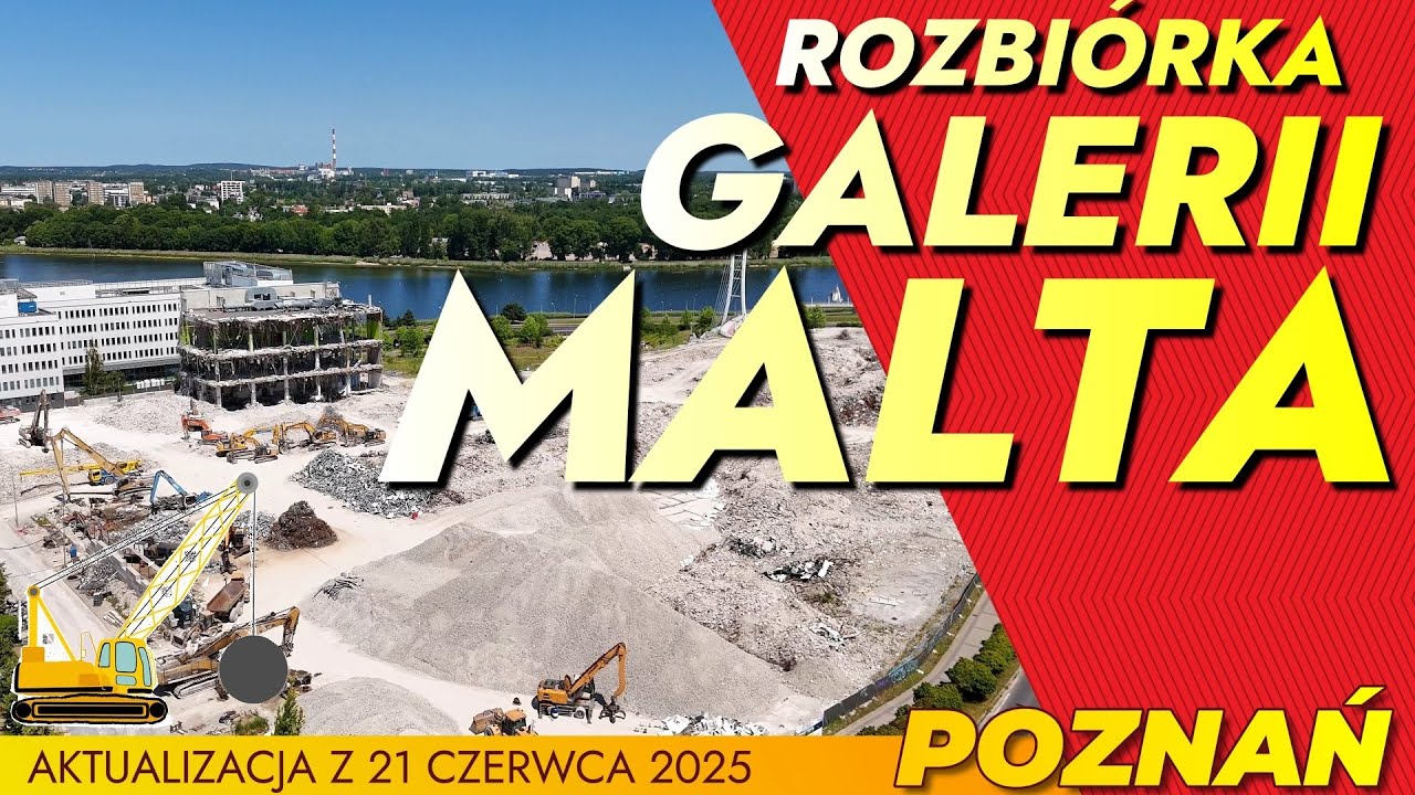 Rozbiórka Galerii Malta w Poznaniu - pole szczątków / desert at the site of Galeria Malta