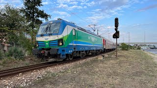БВ3624 с лок 80049 от Бургас за София заминава от гара Казанлък