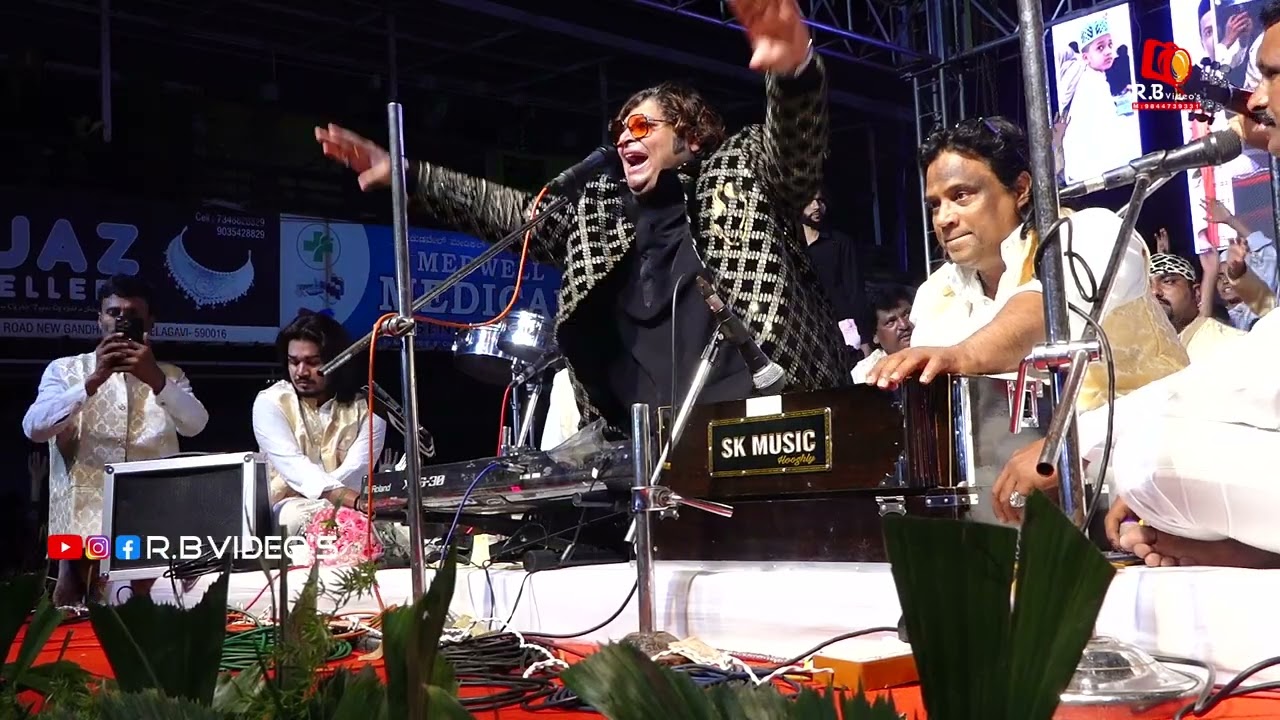 Mujtaba Aziz Naza |Ali Moula Ali | Biggest Qawwali Programe In Belgaum NewGandhiNGR KRNTK INDIA 2025