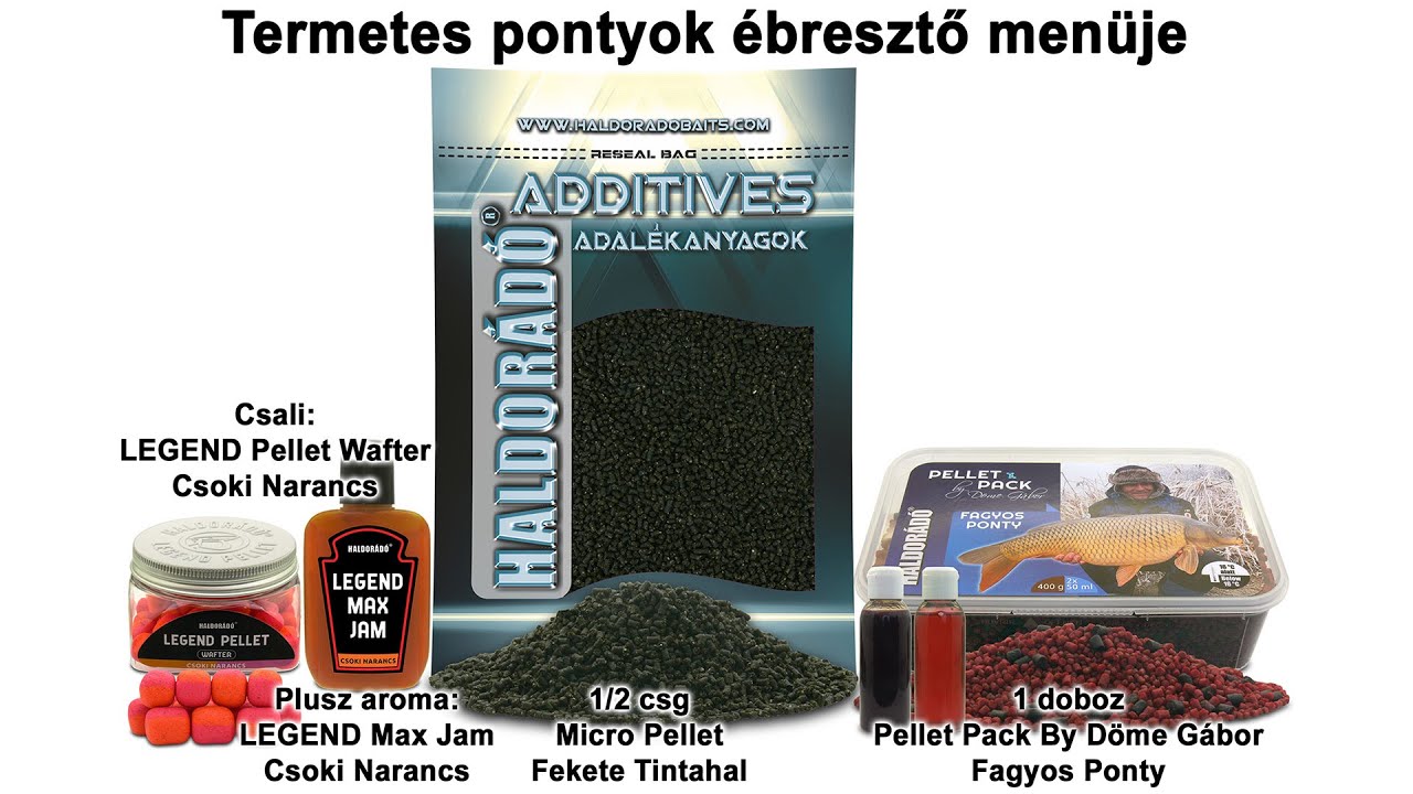 Tavaszi fogós receptek felmelegedő vizekre 2022 - 2. rész Termetes pontyok ébresztő menüje