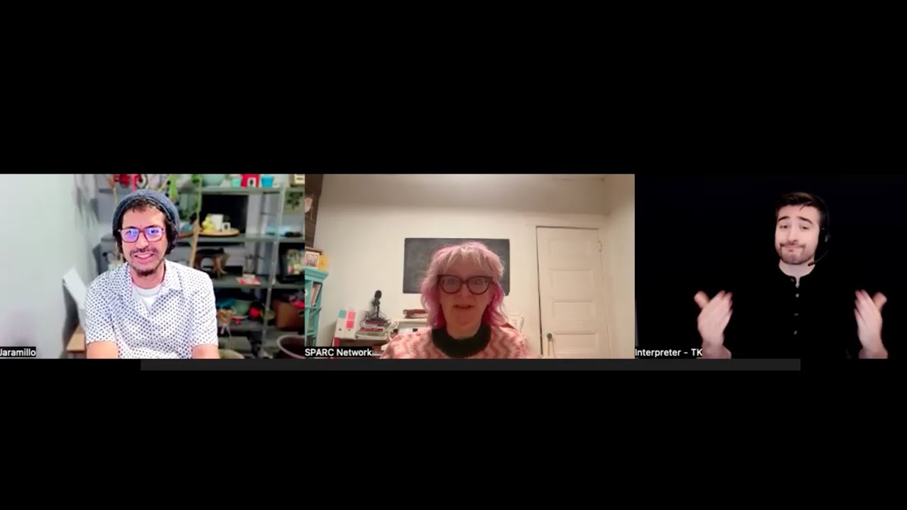 SPARC Peer to Peer Chat - ASL Access for Theatre Shows and Performance Events with Juan Jaramillo