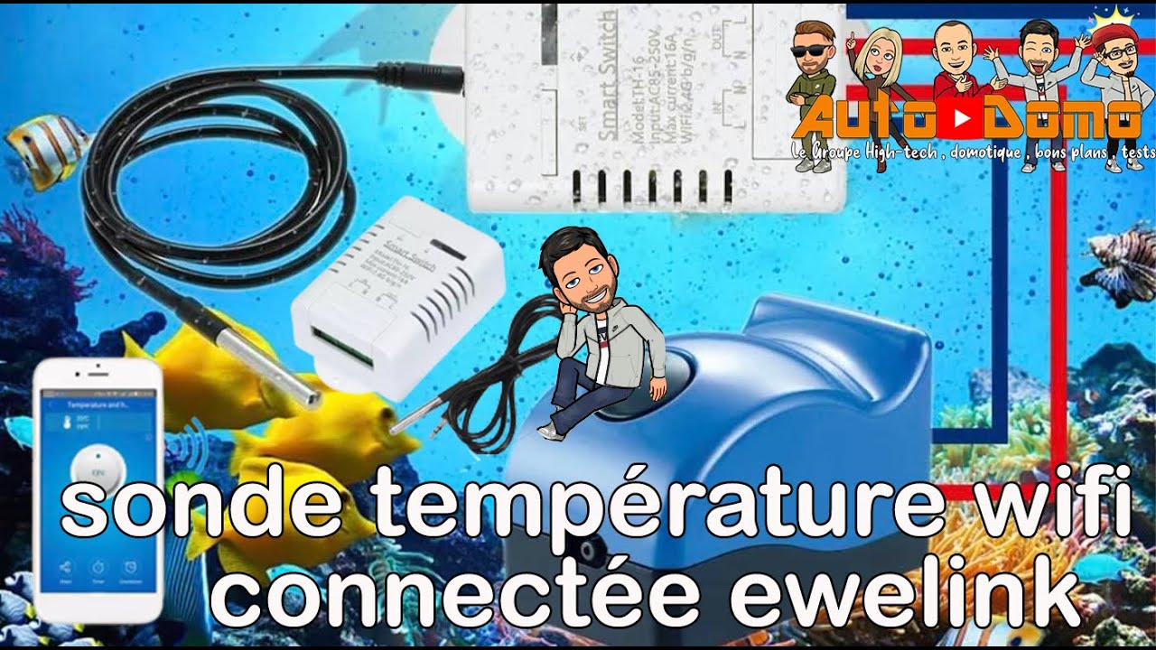 EWELINK TH 16 sonde température wifi connectée 